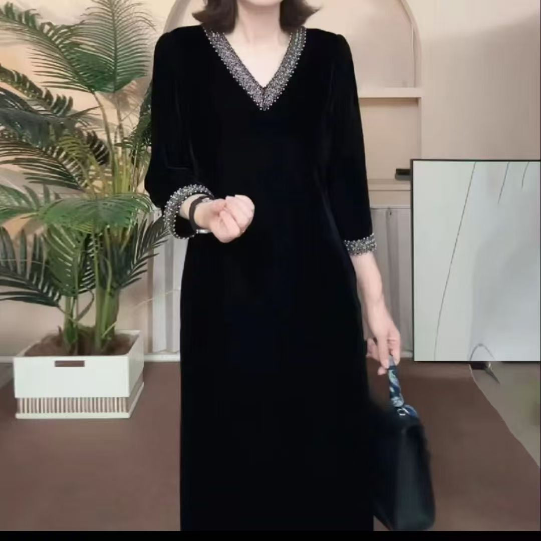 Freizeitkleid mit Dreiviertelärmeln – Bild 2 | LuxeStyle