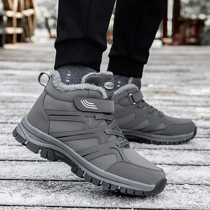 Wasserdichte Leder-Gehschuhe für Senioren