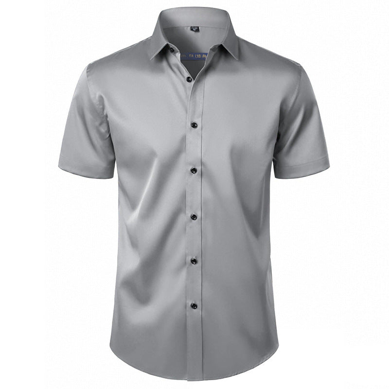 Unifarbener Stretch-Cardigan für Herren – Bild 9 | LuxeStyle