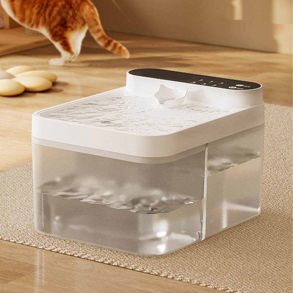 Transparenter, kabelloser Trinkbrunnen für Haustiere – Bild 3 | LuxeStyle