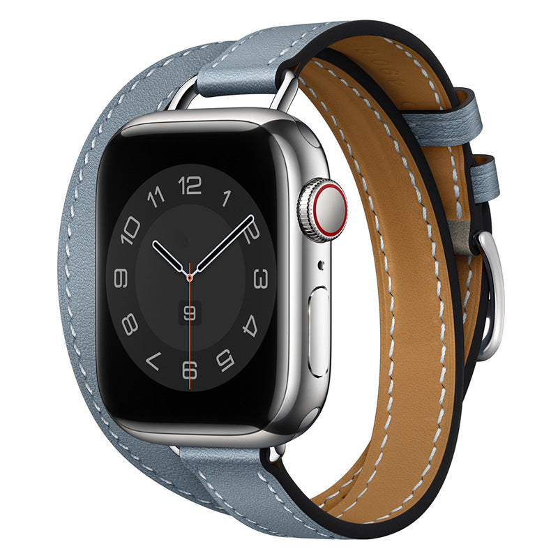 Armband für Apple Watch, Leder, schmal – Bild 3 | LuxeStyle