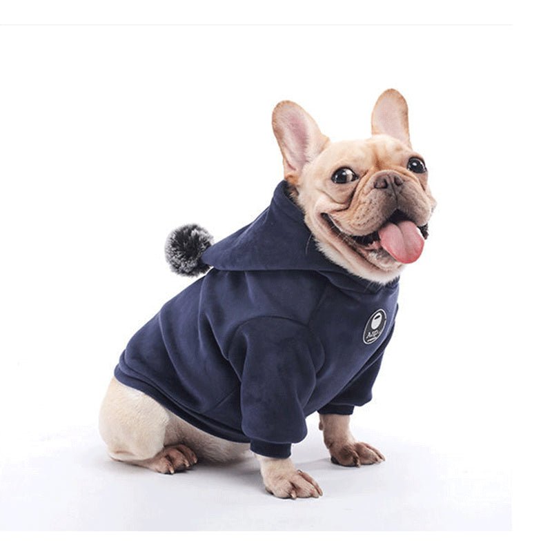 Fleece-Pullover für Hunde – navy | LuxeStyle