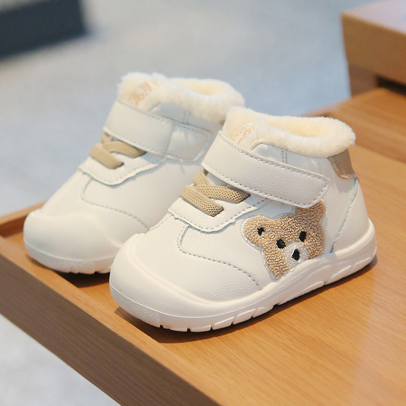Winter-Kinderschuhe mit Cartoon-Muster