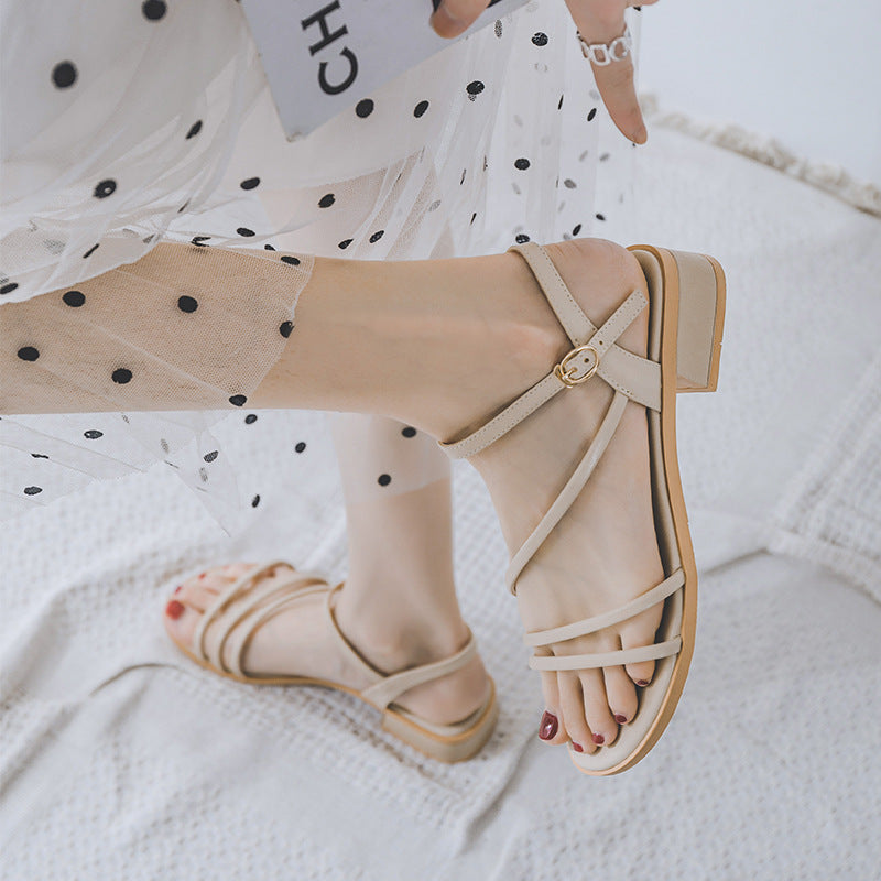 Römer Sandalette mit Blockabsatz – Bild 6 | LuxeStyle