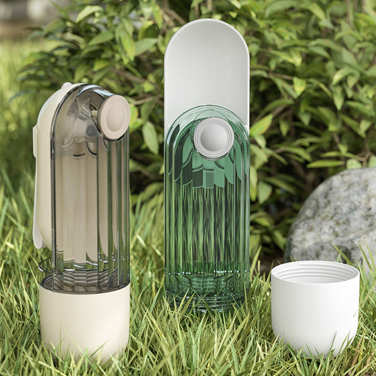 2-in-1 Trink- und Futterflasche für Haustiere
