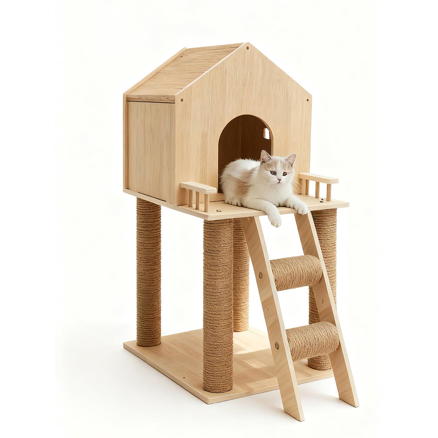 Katzenhaus Baumhaus für kleine und ältere Katzen