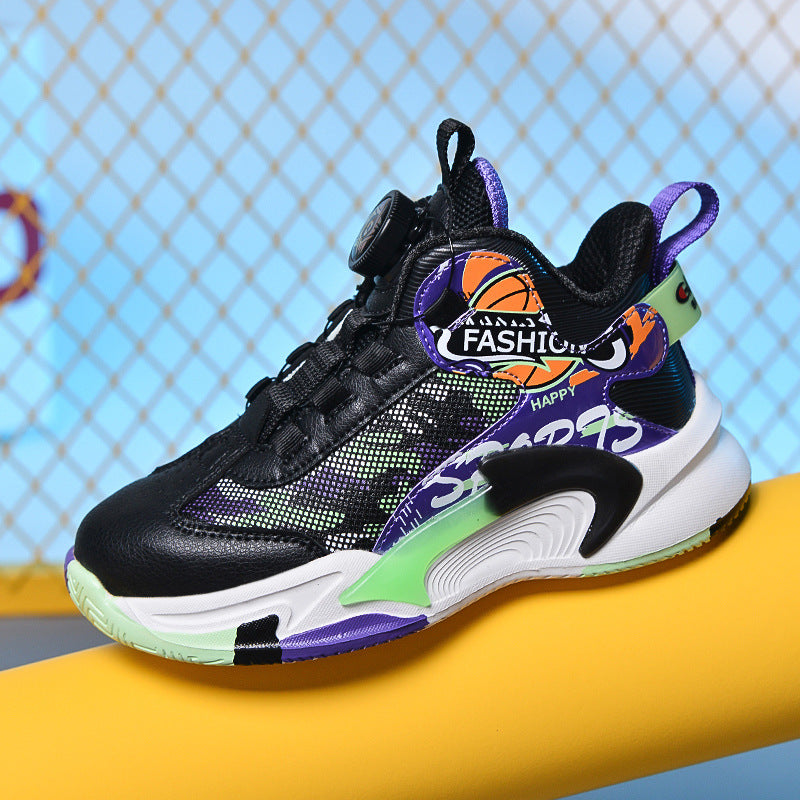 Basketball-Sneakers mit Drehverschluss – Bild 3 | LuxeStyle