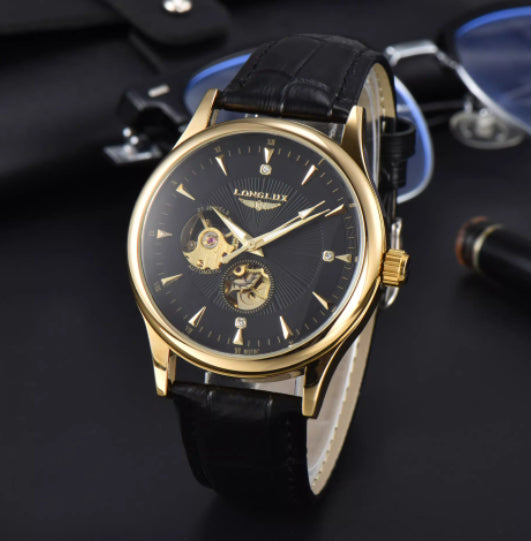 Automatische Armbanduhr aus Leder – Ansicht 5