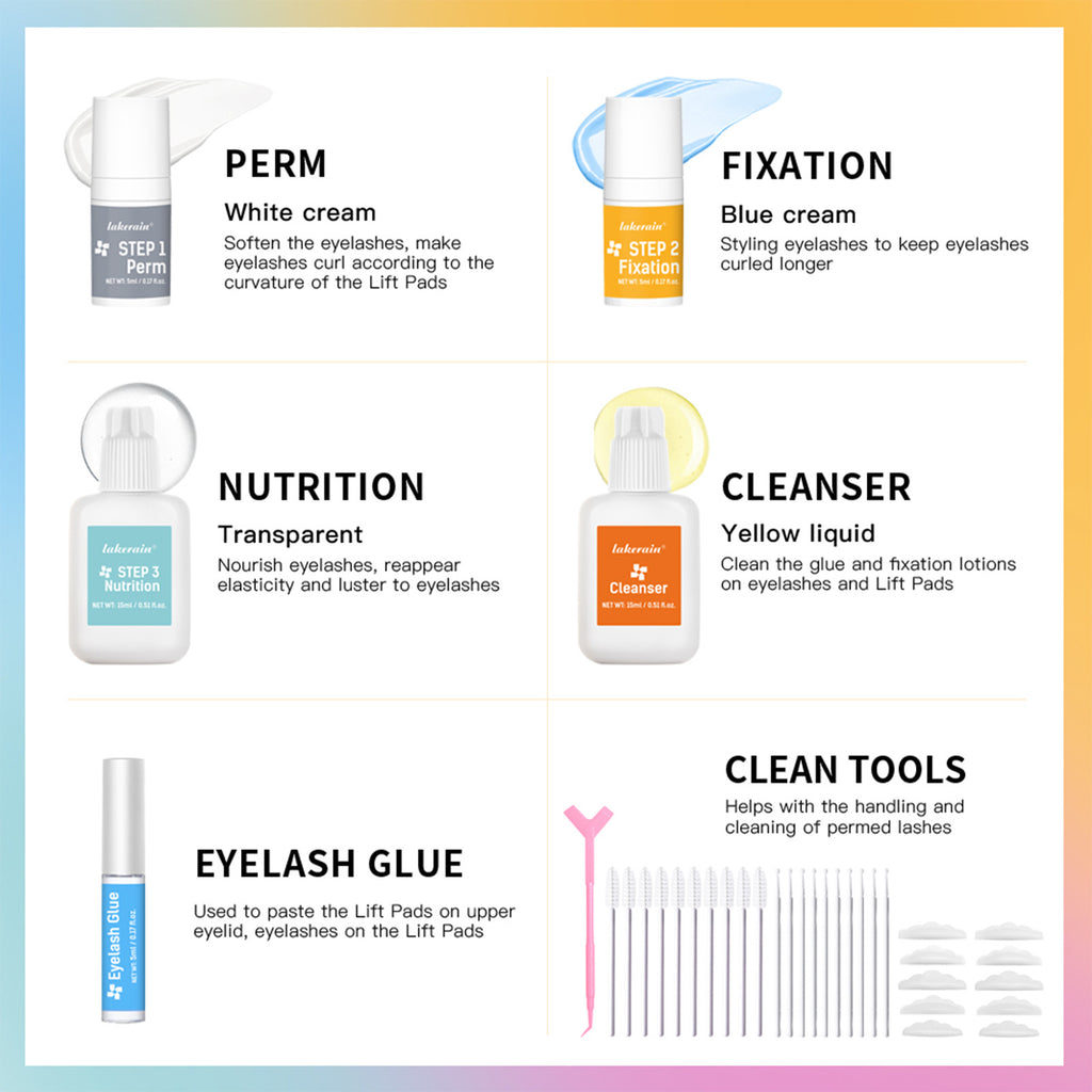 Wimpernwelle Keratin Dauerwelle Set