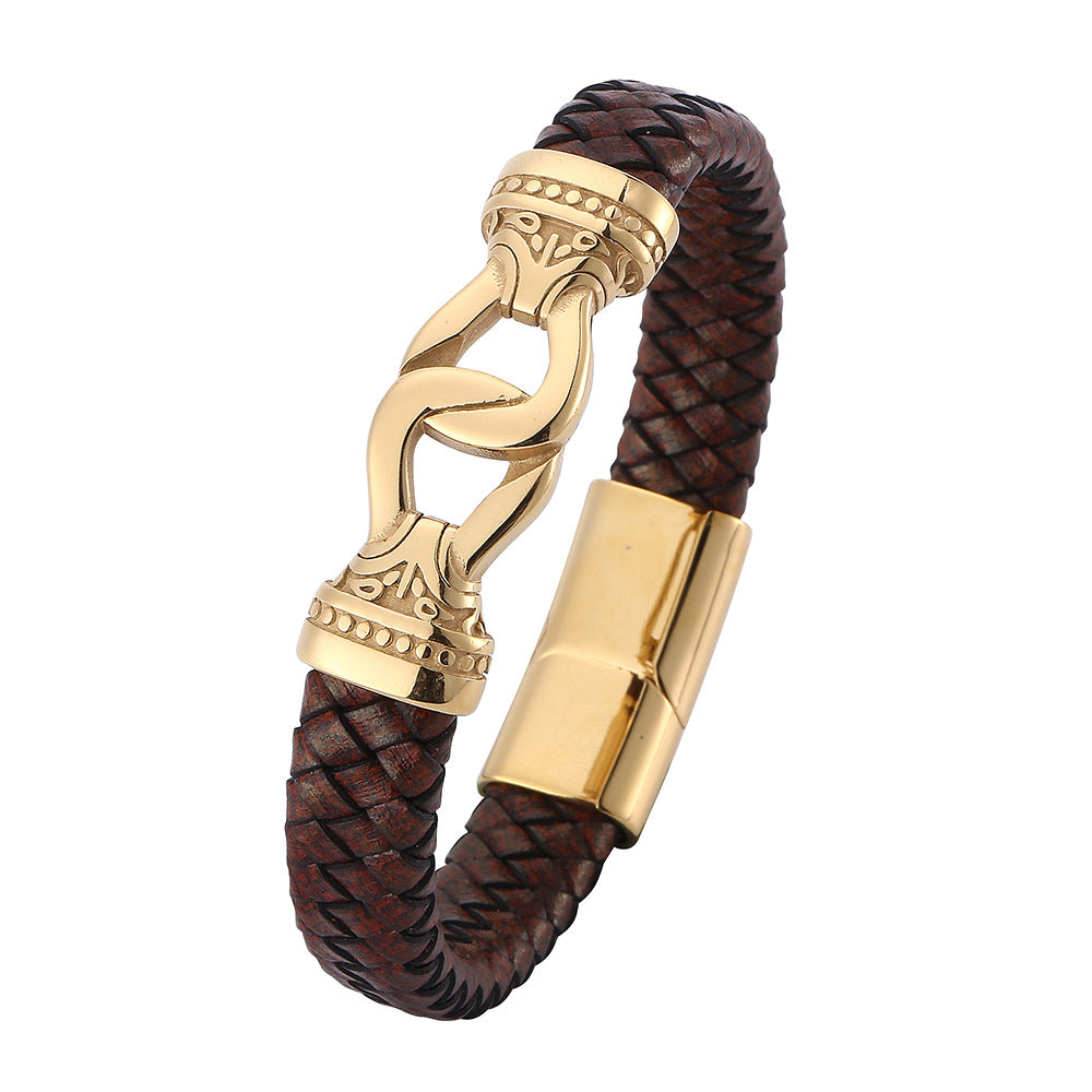 Retro-Lederarmband mit Schnitzereien – Bild 5 | LuxeStyle
