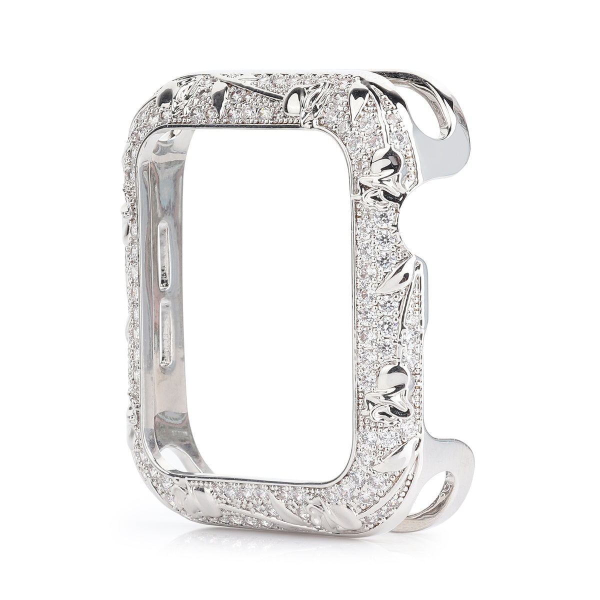 Uhr Tulip Metallset mit Strasssteinen – Bild 2 | LuxeStyle
