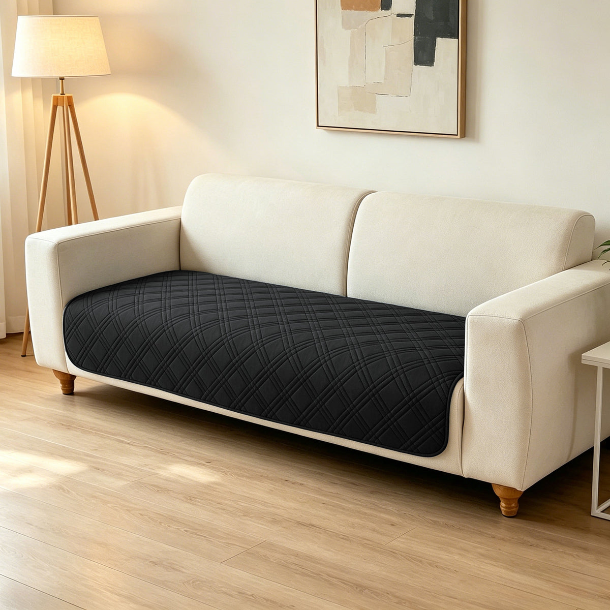 Sitzauflage mit Rutschschutz aus Polyester – Bild 3 | LuxeStyle