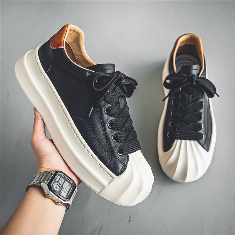 Shell Toe Leder-Sneaker für Herren – Bild 2 | LuxeStyle