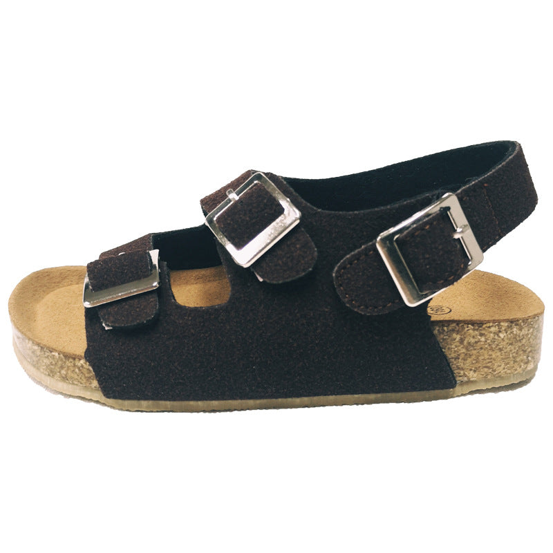 Kinder Sandalen mit Klettverschluss und Korksohle – Bild 7 | LuxeStyle