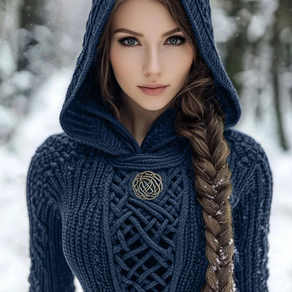 3D Farbverlauf Digital-Print Hoodie für Damen