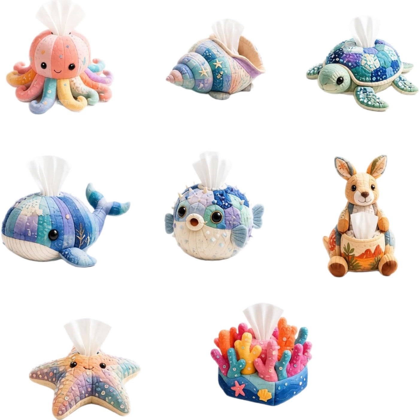 Stofftissuebox Tierform