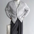 Herren Loose-Fit V-Neck Pullover