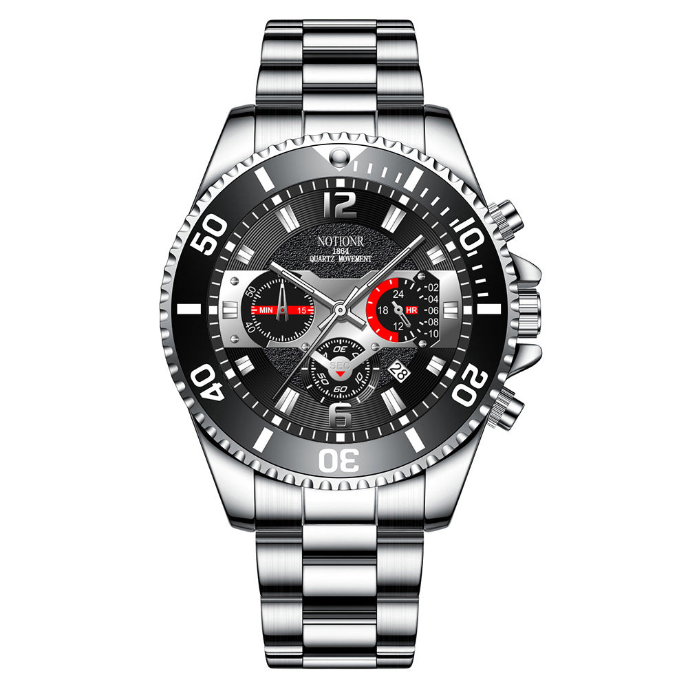 Light Calendar Herrenuhr aus Edelstahl – Bild 5 | LuxeStyle