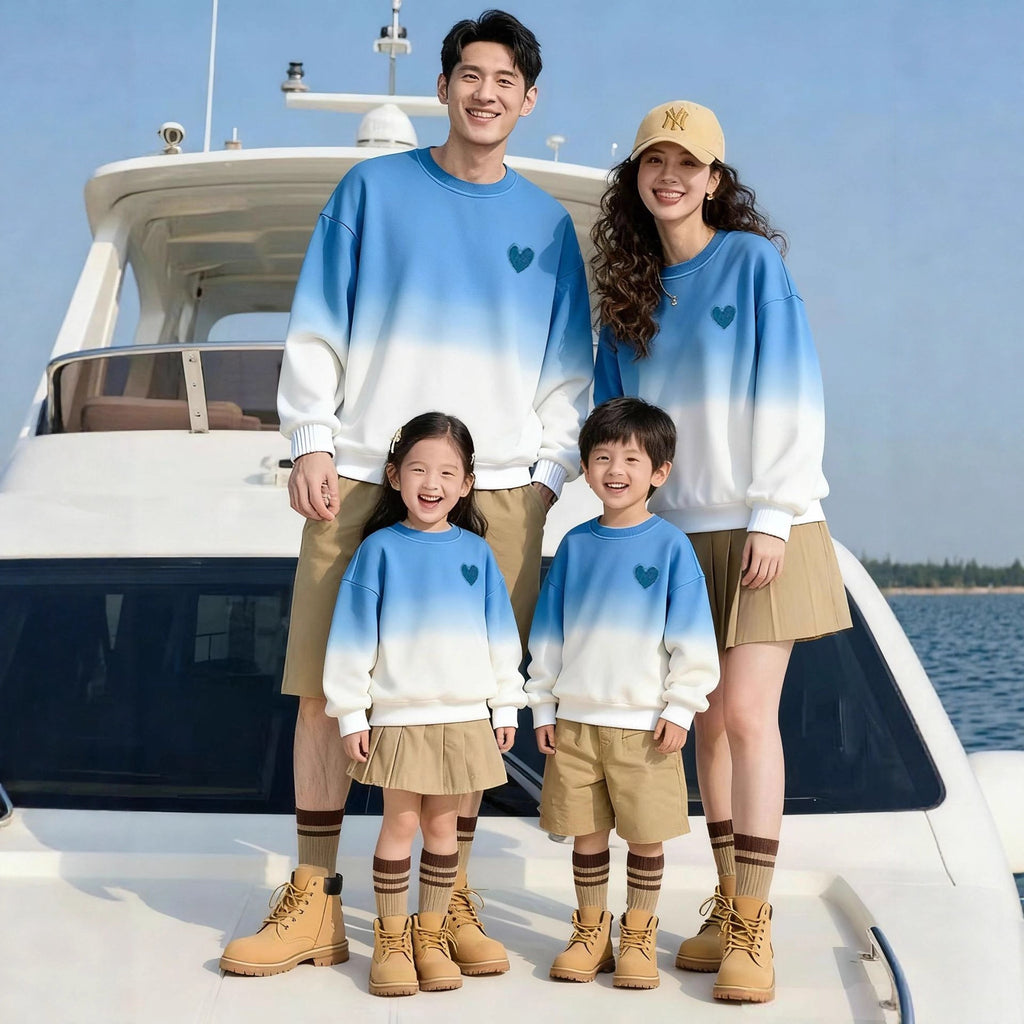 Partnerlook Herbst Sweatshirts für Eltern & Kinder