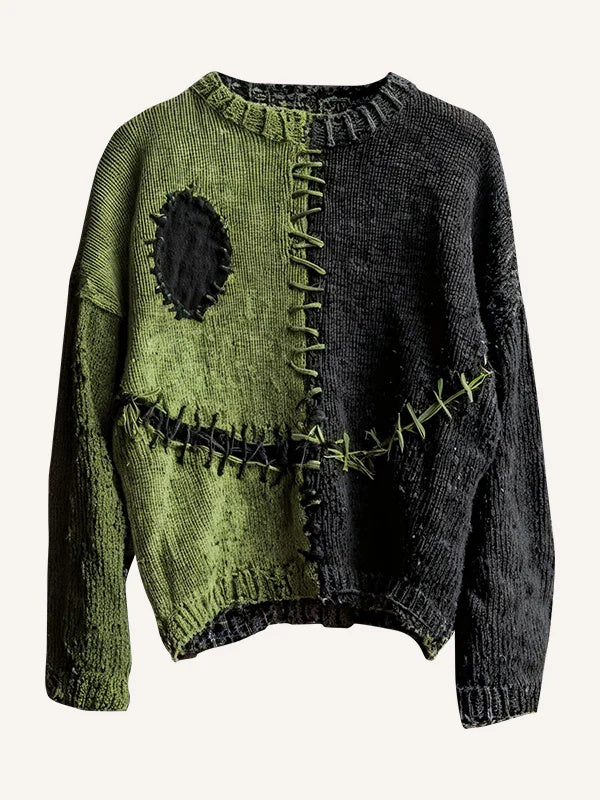 Frauengrünes Halloween Sweatshirt