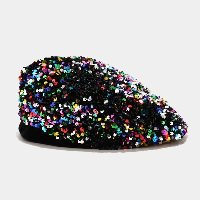 Glitzer-Beanie für Damen