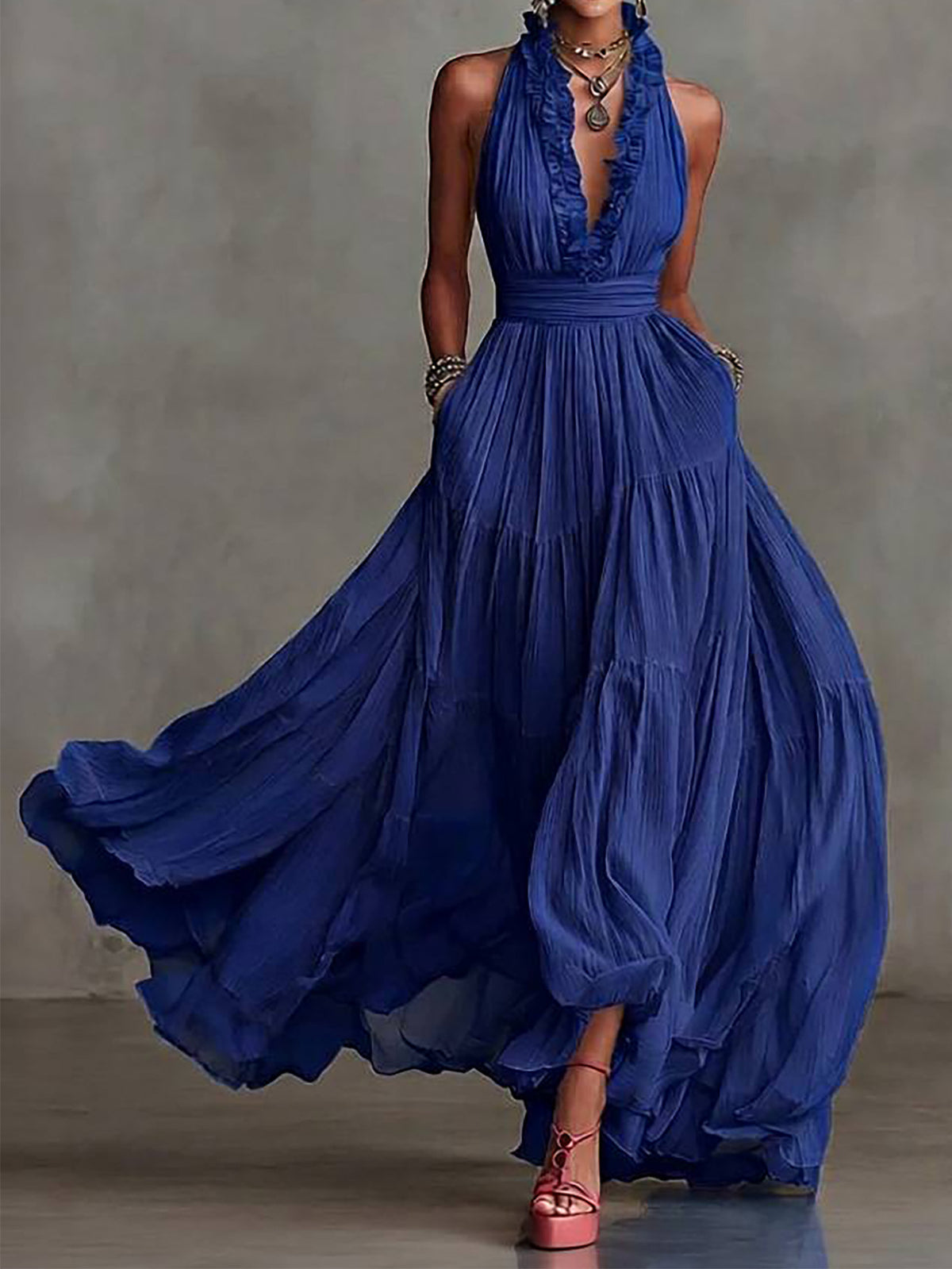 Boho-Kleid mit Rüschen und weitem Rock – Bild 11 | LuxeStyle