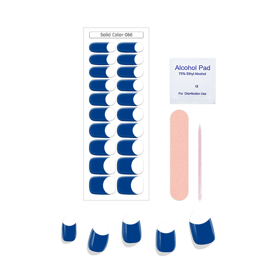 Französische Nagelsticker