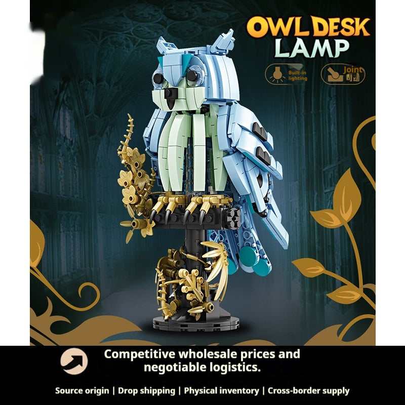 Eulen-Tischlampe Bausatz für Kinder
