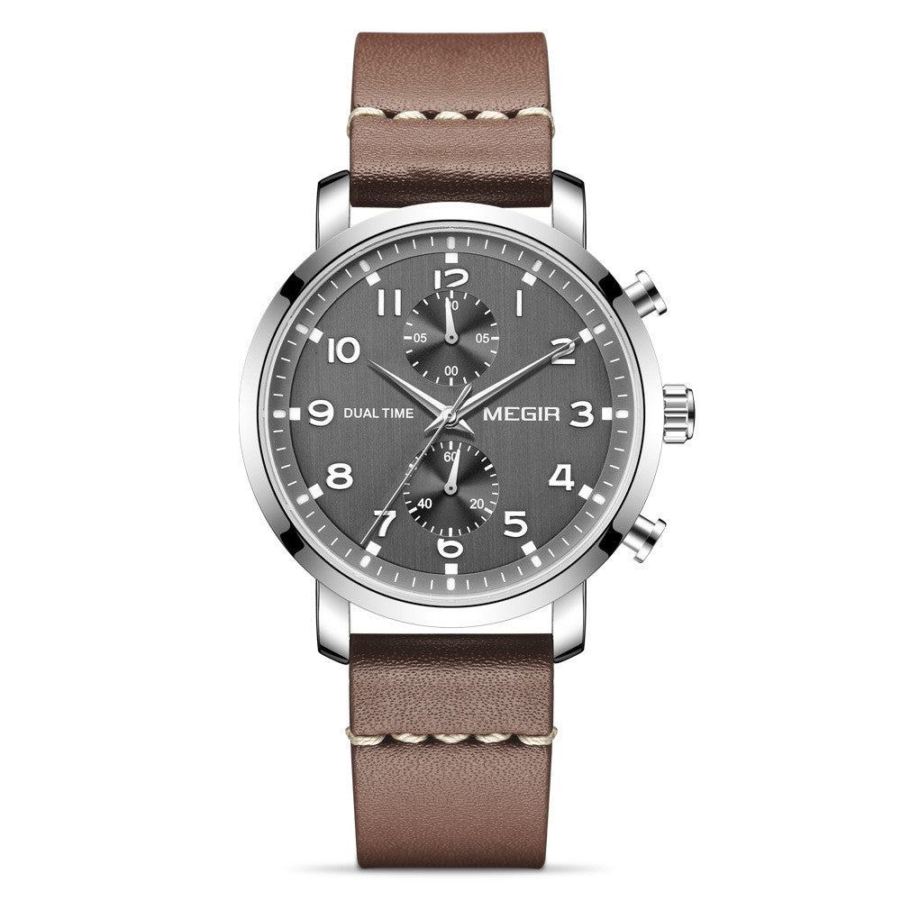 Herren Quarz-Sportuhr mit Edelstahlarmband – Bild 5 | LuxeStyle