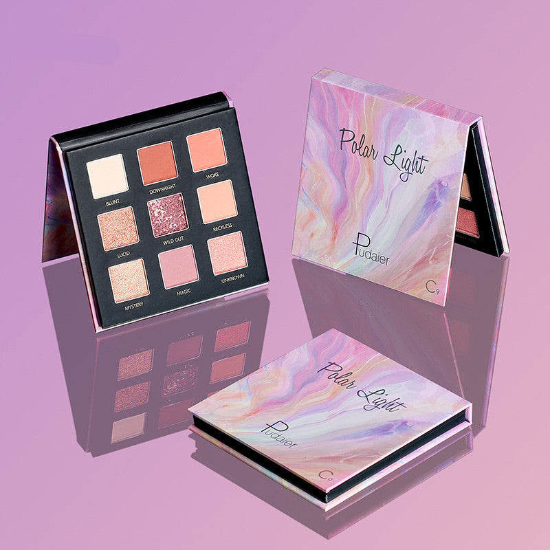 9 Farben Lidschatten-Palette – Matt & Perlglanz – Bild 3 | LuxeStyle