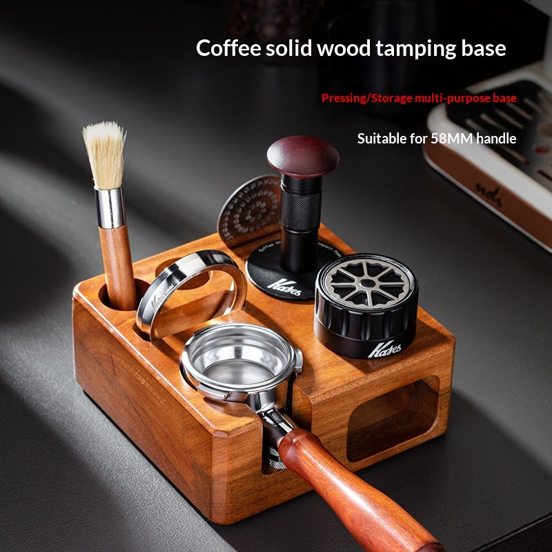 Walnut-Tamper-Aufbewahrung