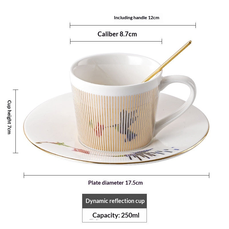Dynamische Reflexion Keramik-Kaffeetasse