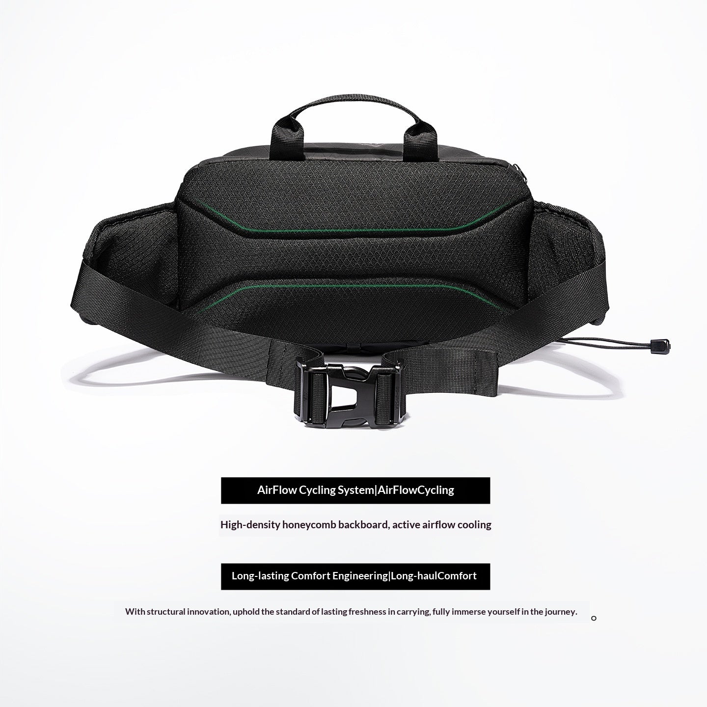 Motorrad Crossbody Bag Elite Schwarz