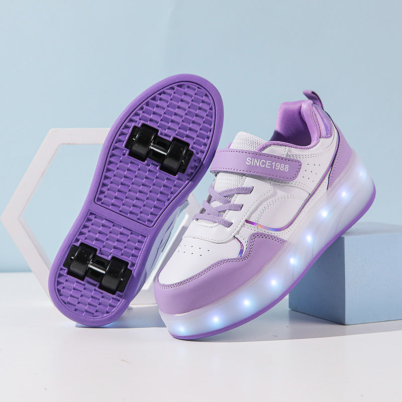 Rollschuh «Charging Flash» für Kinder – Bild 4 | LuxeStyle