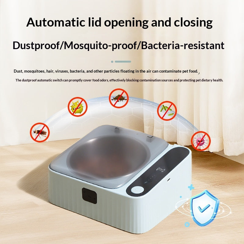 Smarte Futterbox mit automatischem Deckel