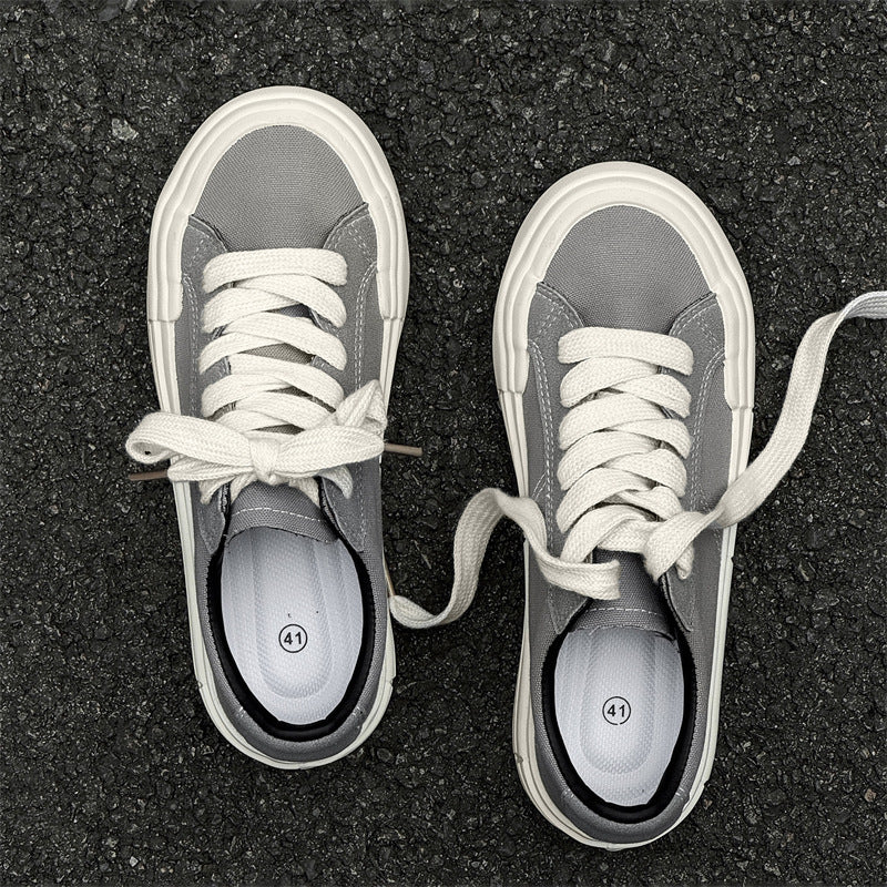 Canvas Plateau-Sneaker für Damen