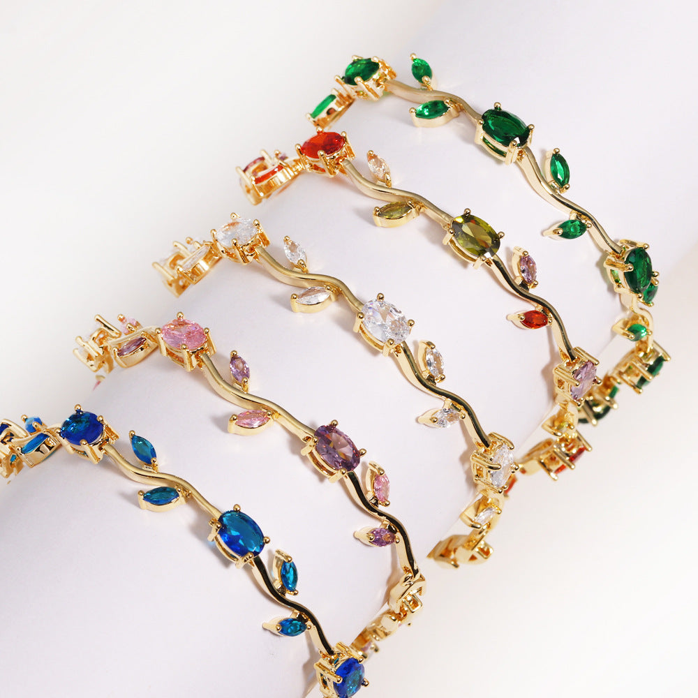 Verstellbares Zirkon-Armband – Bild 11 | LuxeStyle