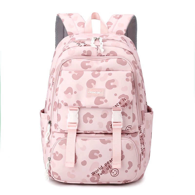 Leichter Schulrucksack mit Print – Bild 8 | LuxeStyle