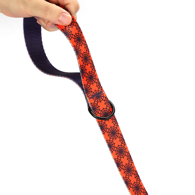 Halsband und Leine für Hunde mit Blumenmuster – Bild 5 | LuxeStyle