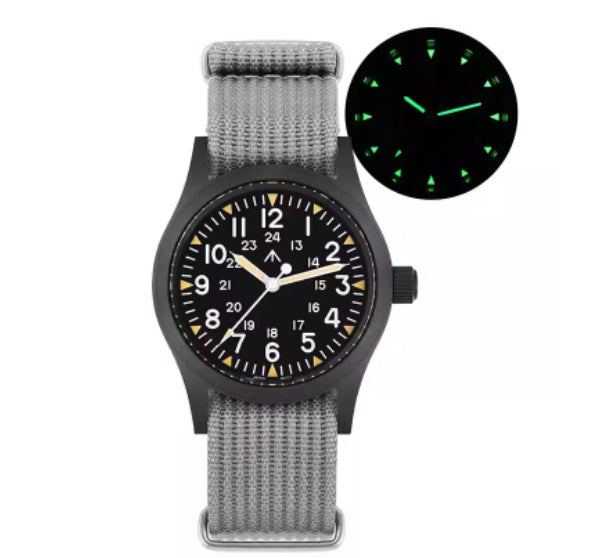 Retro-Militär-Armbanduhr