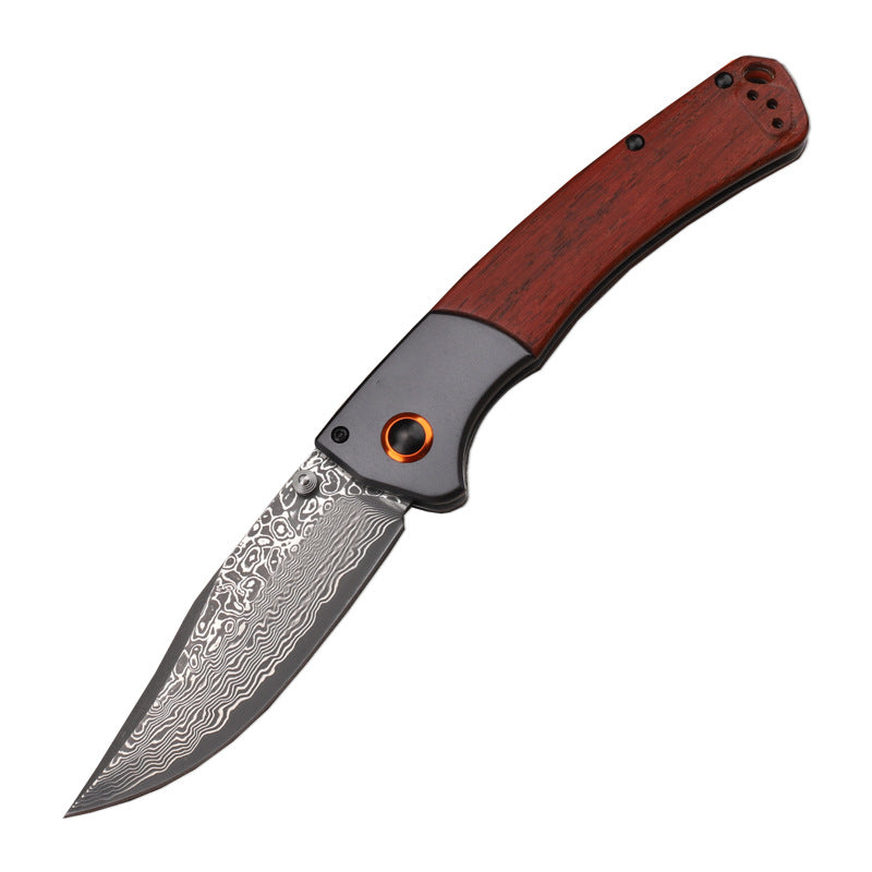 Fuda Taschenmesser aus Damaststahl – Ansicht 7
