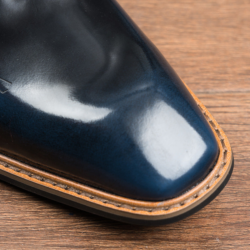 Business-Schuhe aus Kalbsleder mit Lasergravur – Bild 9 | LuxeStyle
