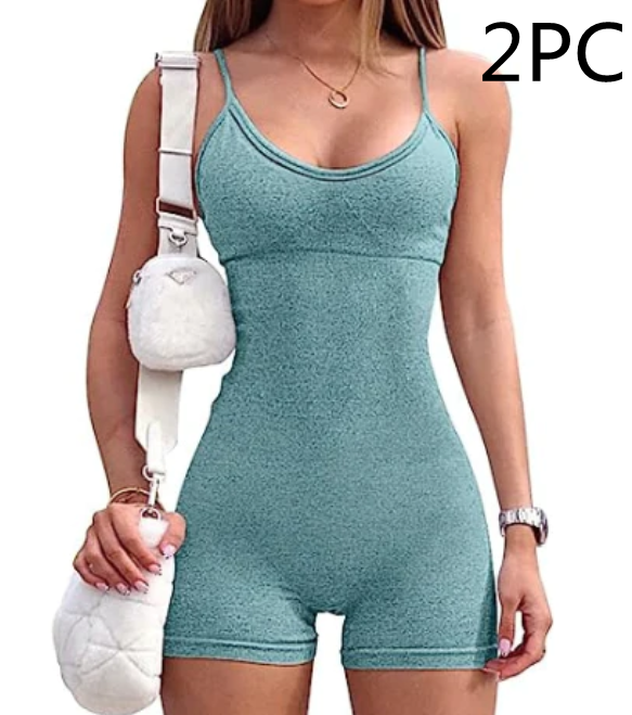 Spaghetti Strap Jumpsuit für Sport & Yoga