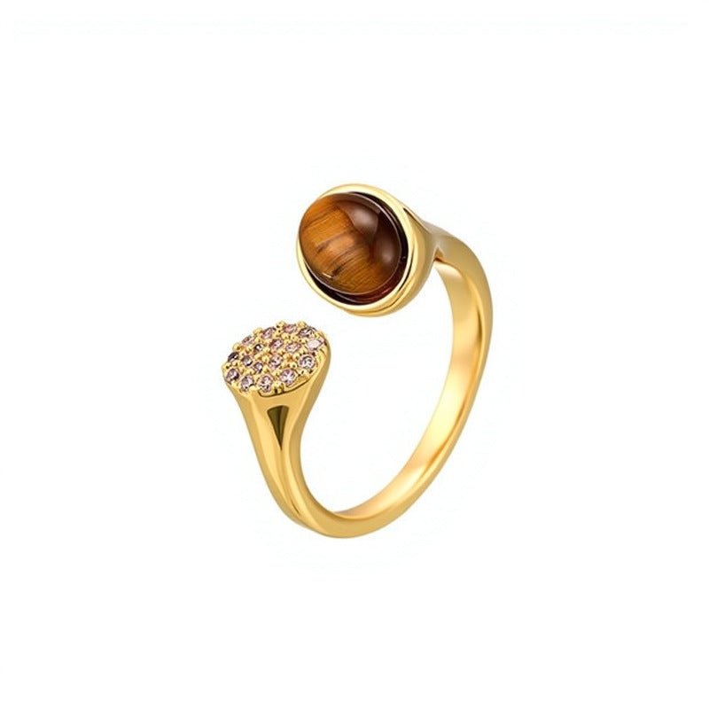 Tigers Eye Steinring