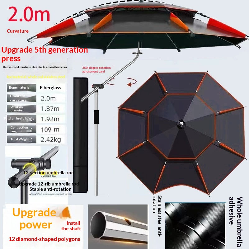 Regen- und Sonnenschirm für Outdoor