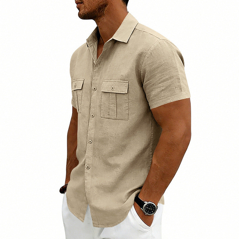 LuxeStyle Casual Loose-fit T-Shirt mit zwei Taschen – Bild 9 – LuxeStyle Schweiz
