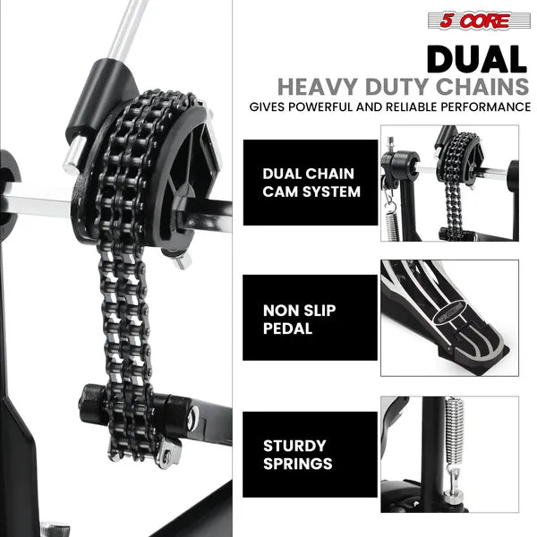 Bass Drum Pedal mit Filzschlegel