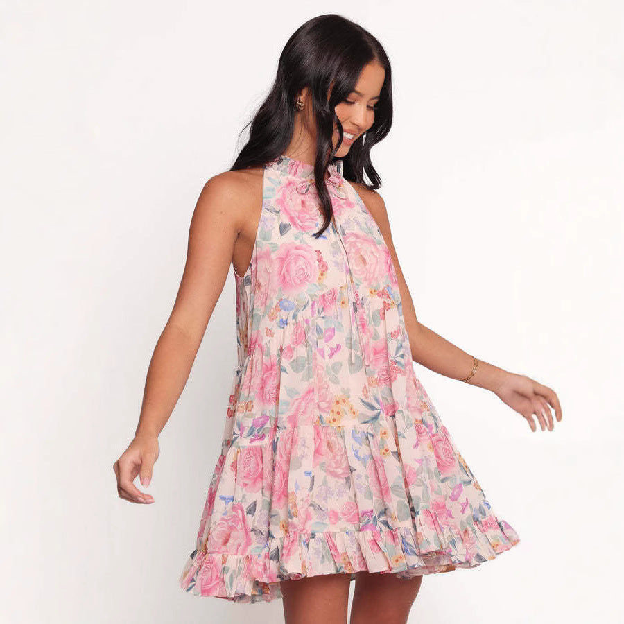 Elegantes Neckholder-Kleid