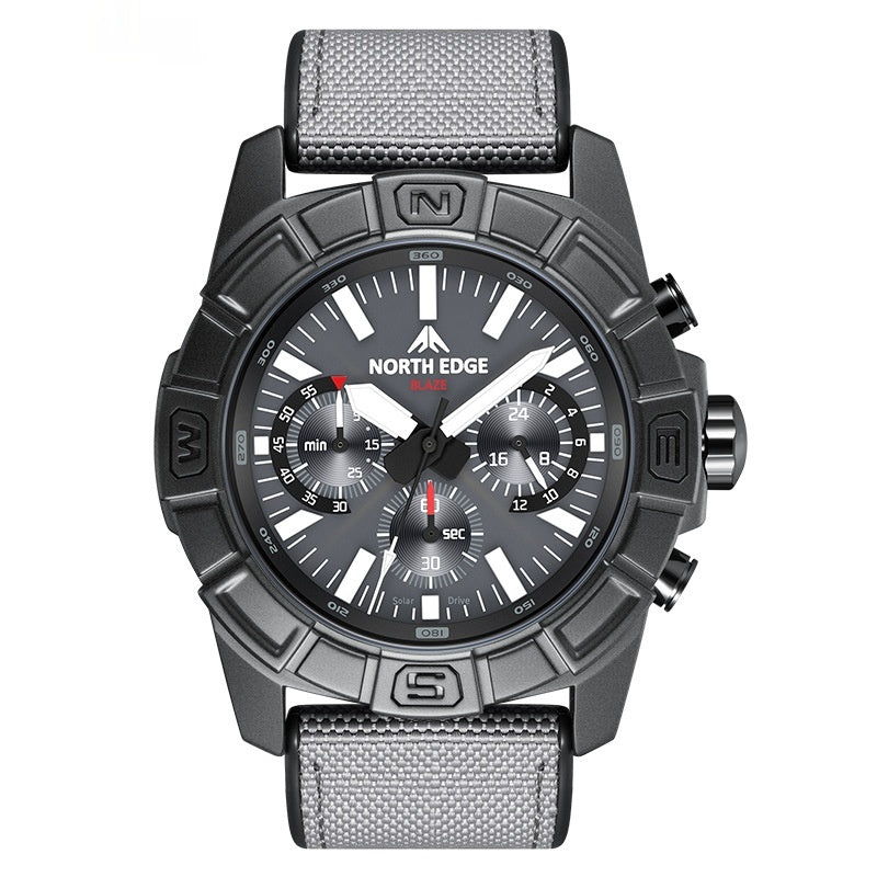 Schwarze Quarz-Uhr für Outdoor | LuxeStyle