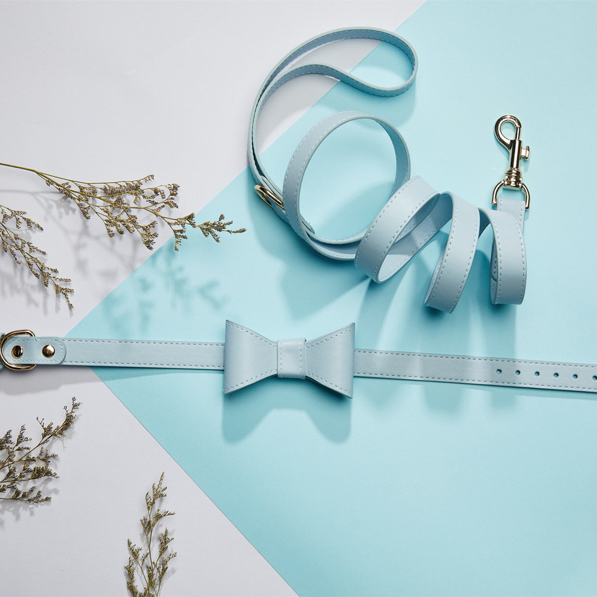 Halsband- und Leinen-Set mit Schleife – Bild 6 | LuxeStyle